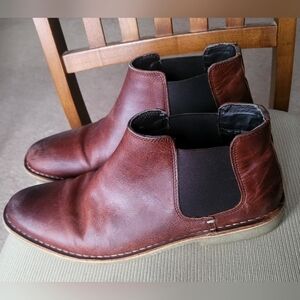 Kenneth Cole Reaction  Mens Brown Casual Dress Boots 9.5